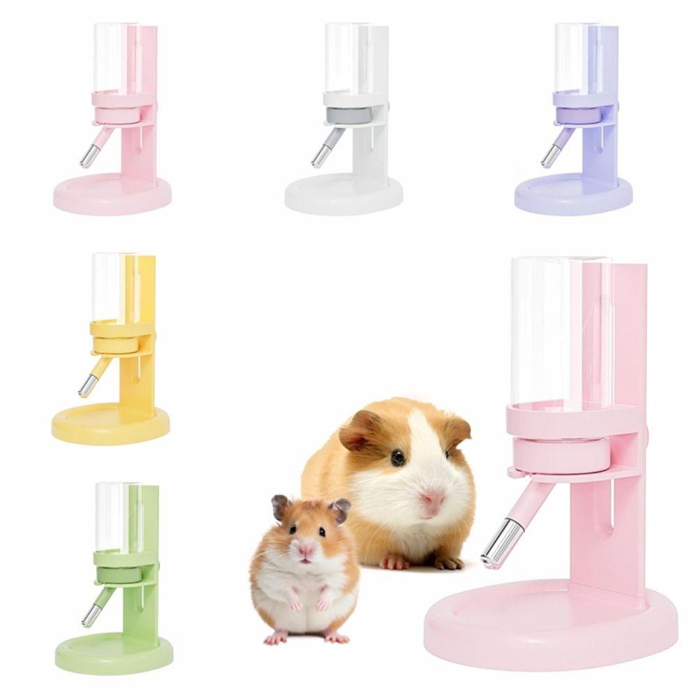 With Stand Holder Small Animal Water Dispenser 120ml Automatic Feeder for Hamster Golden Bear