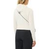 Salomon Essential Lightwarm Stand Collar Warmth Moisture Wicking Breathable Solid Color Hiking Mid Layer Fleece Women tops C27566