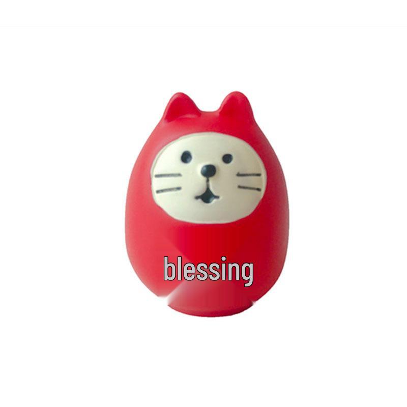 Creative Japanese Zakka Year of the Rat Spring Festival Resin Miniature Ornaments