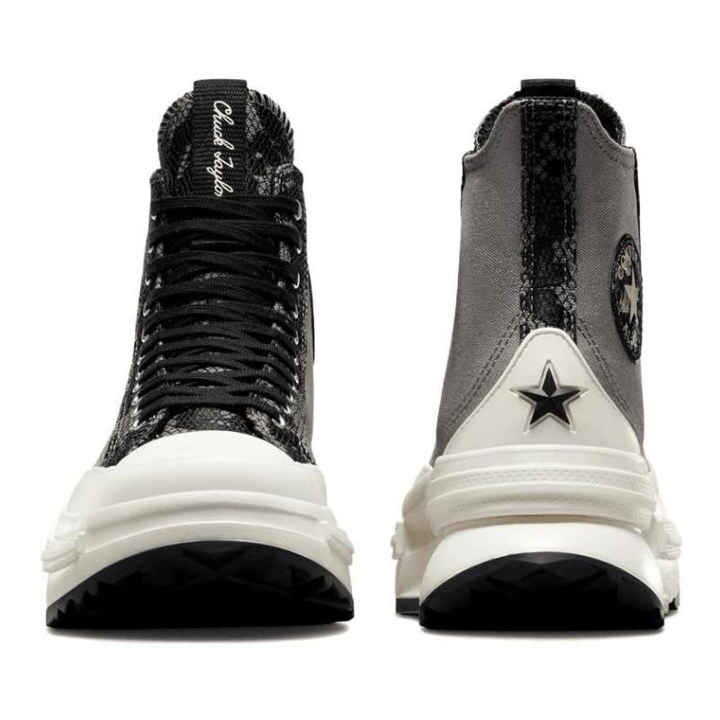 Converse Run Star Legacy Round-toe lace-up Abrasion Absorbing High Top Espadrilles Unisex Grey