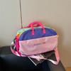 Dopamine Color Block Large Capacity Travel Bag - Short Trip Carry-On & Sports Fitness Bag