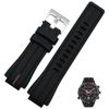 Silicone Rubber Watchband for Timex Watch Strap T2N720 T2N721 TW2T76300 Wristband Bracelet Waterproof Band Convex Interface 16mm