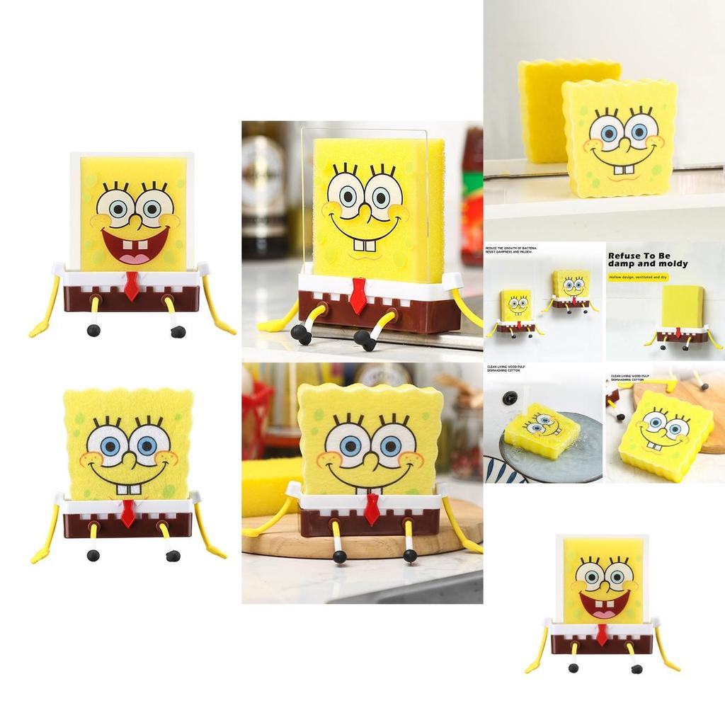 Bonito Organizador Portaesponjas de Dibujos Animados Para el Fregadero de Tu Cocina