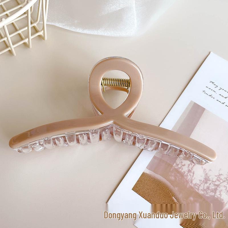 Eleganter minimalistischer Hochsteckfrisur-Haarclip mit Schleife - Luxuriöses Krallendesign