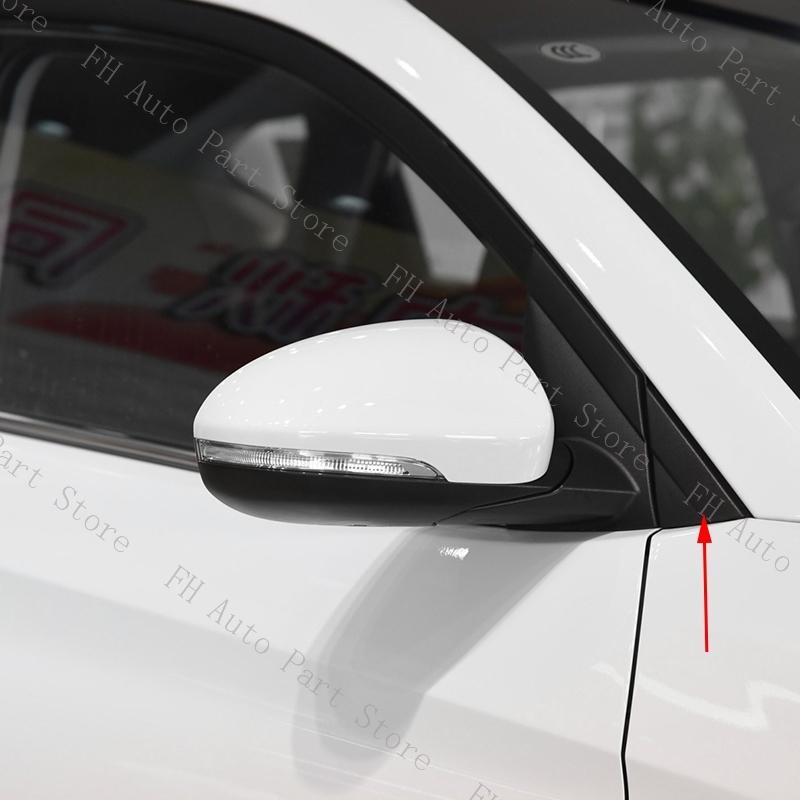 2PCS For 2016- Hyundai Tucson Rearview Side Mirror Corner Triangle Molding Trim Cover Panel Lid 86180D3000 86190D3000