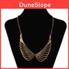 Fashionable Retro Angel Wing Pendant Women Metal Necklace For Women And Men