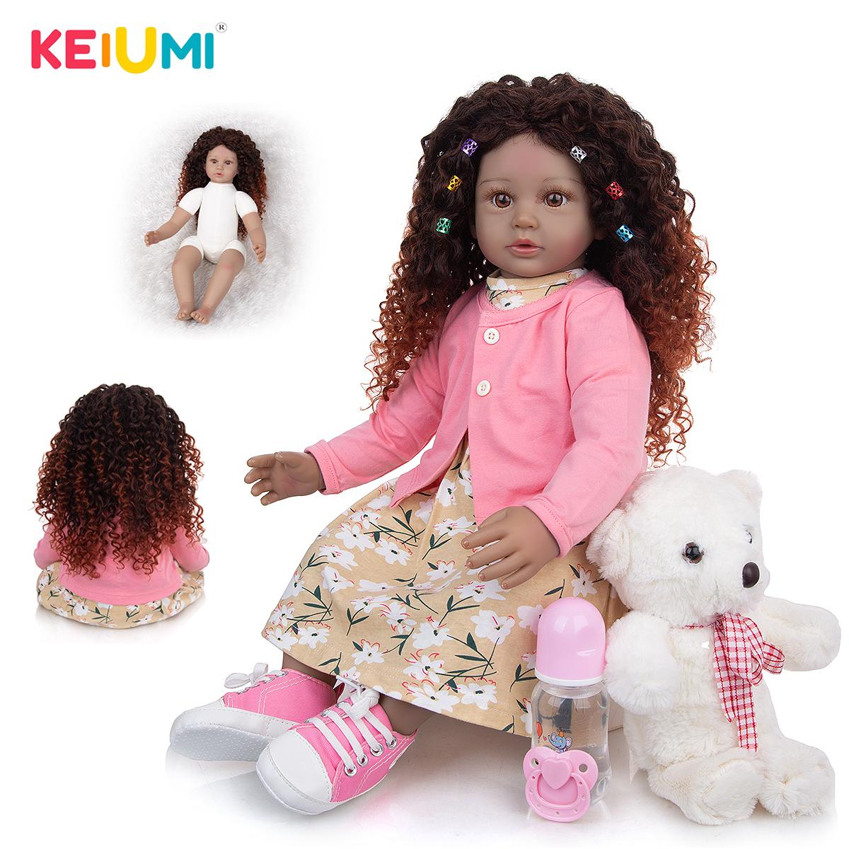 

Черная кожа, как Африка, малыши, Reborn Baby Dolls, 60 см, тканевое тело, новорожденный Bebe, игрушки, кукла, подарок