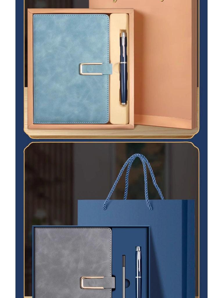 Luxury Logo Notebook Gift Set - Business Pages, Perfect for Corporate Souvenirs