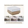 Table basse - MUVOE - Pivotante 360° - Blanc - 60x60x38 cm - Design contemporain