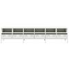 TV Stand White 202x39x43.5 cm Cold Rolled Steel
