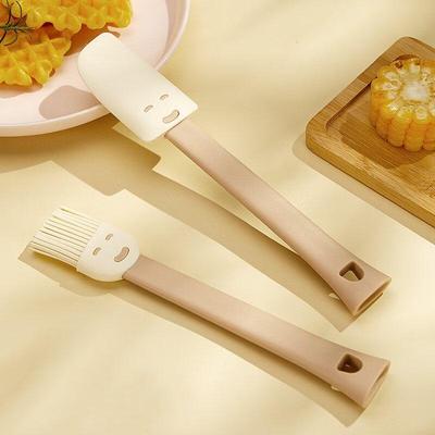 ZISIZ Silicone Baking Spatula & Brush Set