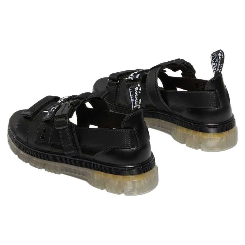 Dr. Martens Leather Versatile Fashion Sandals Unisex Sandals Black 27298001