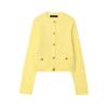 ZA New arrival Women's ZR Fashion Style Export Fashion Minimalist Gold Buckle Knitting Outwear 6427144