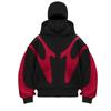 Velvet Punk Double Hat Unique Design Hoodie Loose Hoodie
