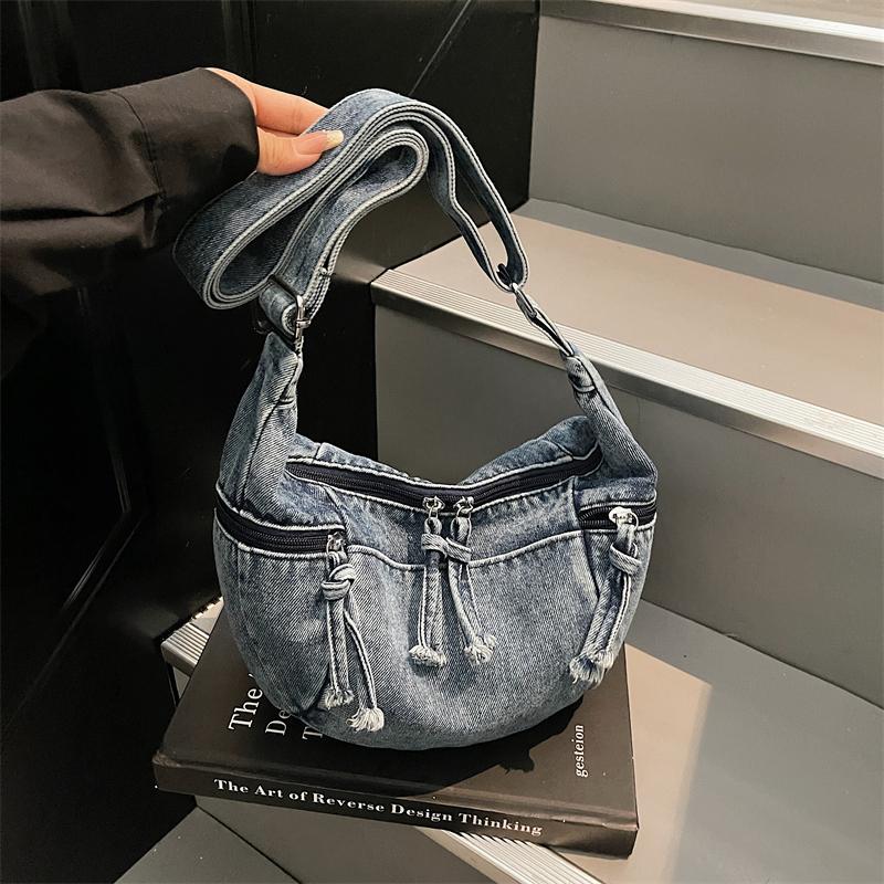 Denim Shoulder Bag Women's Tote Crossbody Bag