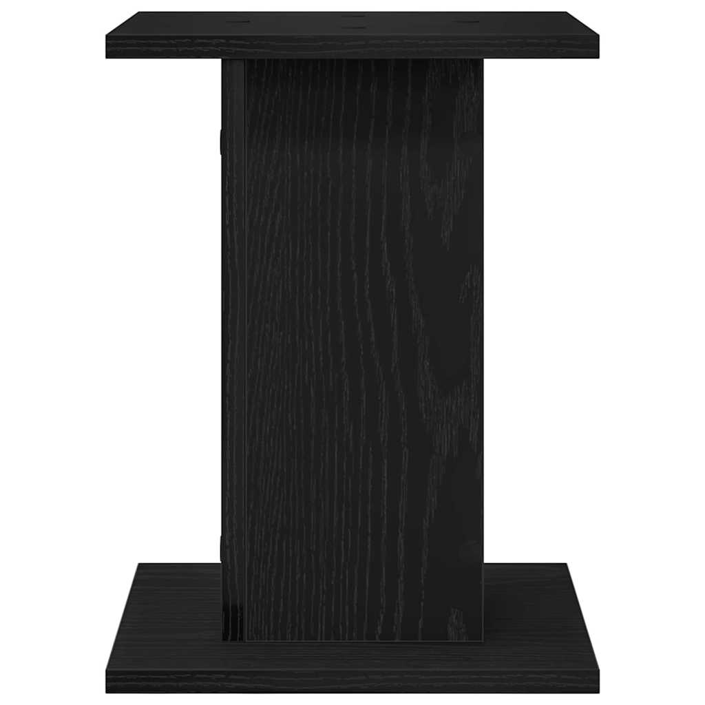 Speaker Stands 2 pcs Black Oak Effect 30 x 30 x 40 cm