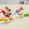 Plush Hanging Teasing Cat Bird Lifelike Cat Called Bird Toy Funny Cat Interactive Toys  Self Happy