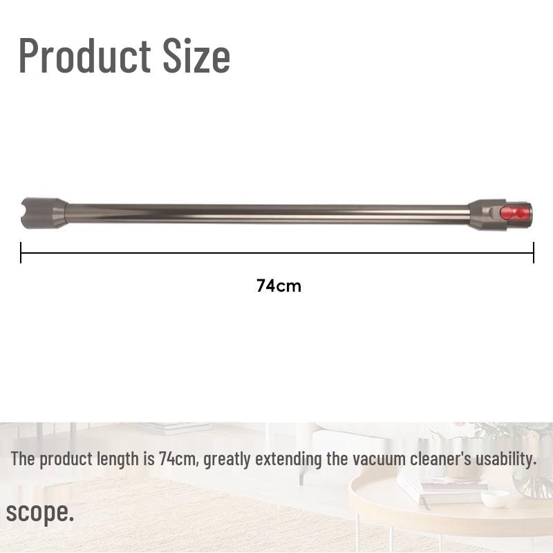 צינור הארכה מתכתי מוליך Dyson V10/V12 Slim אביזרים לשואב אבק
