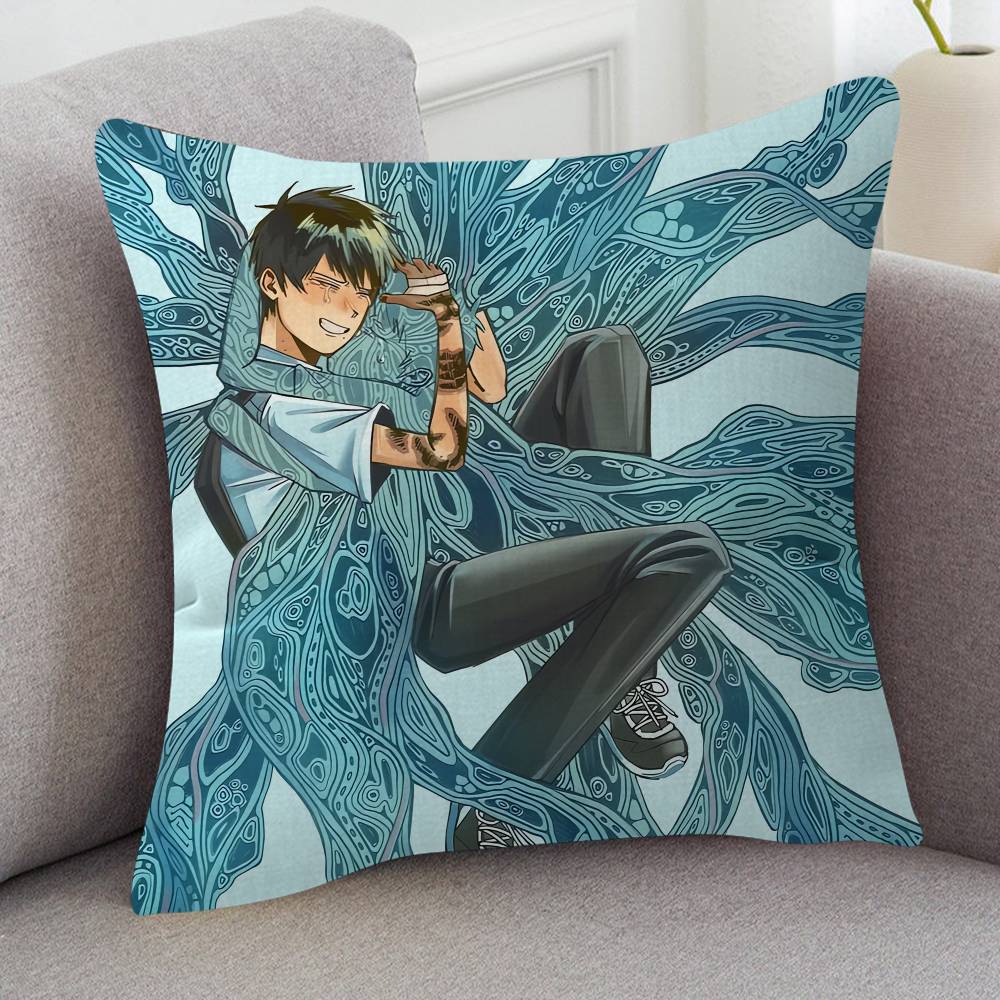 Anime The Summer Hikaru Died Cute Cartoon L Game Cushion Cover Pillowcase Upholstery Sofa Throw Pillow Home Decor Pillowcas