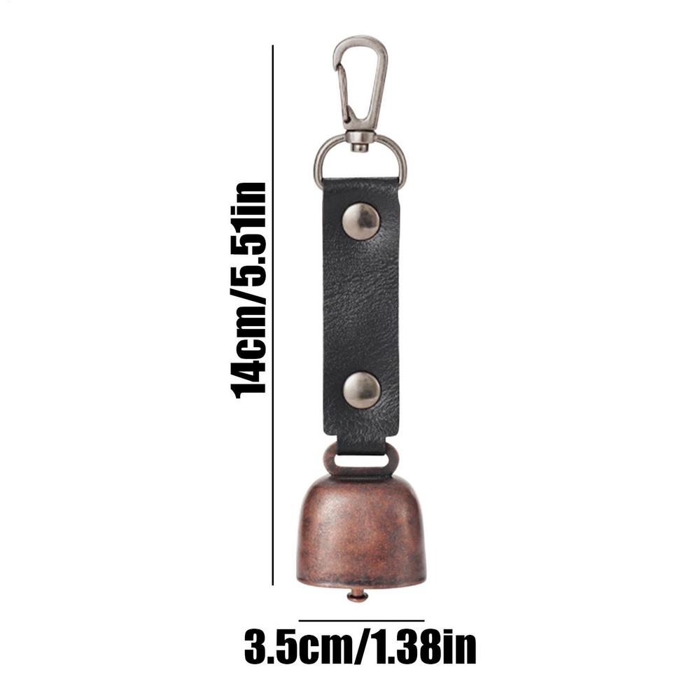 

Bear Bell Camping Tent Protection Bell Outdoor Metal Bell Pendant Camping Bell Accessory Anti-Lost Pet Bell for Camping Hiking червоний
