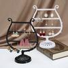 1pc-Wine Glass Earring Display Rack Earring Jewelry Display Rack Jewelry Rack Bathroom Accessories Shelf Storage Rack