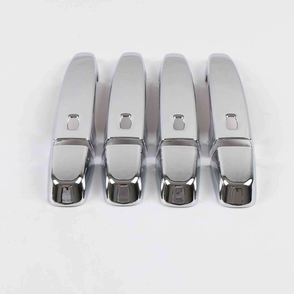 For Chevrolet Equinox 2017 2018      ABS Carbon Fiber Door Handle Cover Trim Sticker Car Styling Accessories