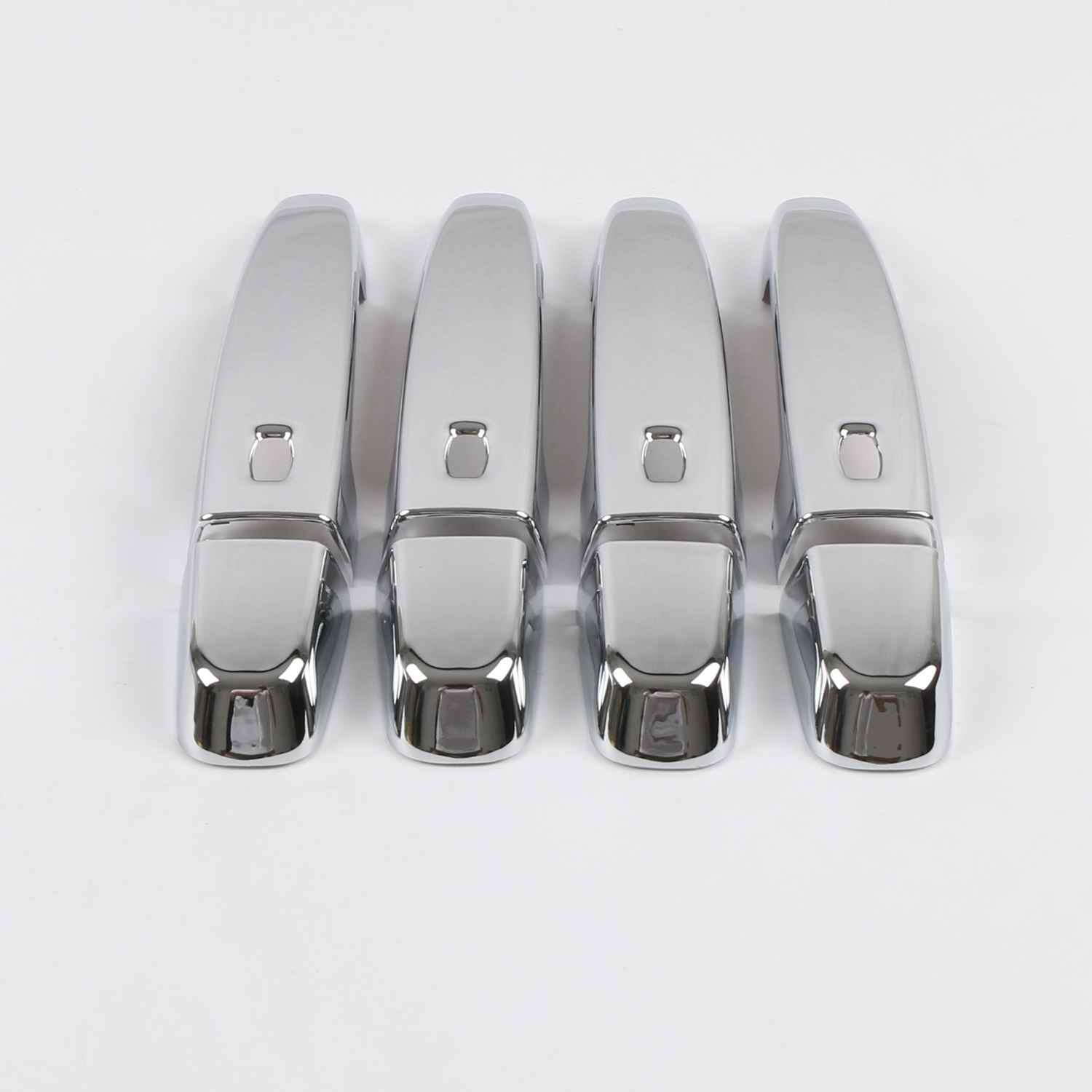 

For Chevrolet Equinox 2017 2018 ABS Carbon Fiber Door Handle Cover Trim Sticker Car Styling Accessories срібний