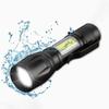 Mini Torch Rechargeable LED Flashlight High Power Zoom Fishing Light Waterproof Outdoor Lighting Camping Emergency Lantern