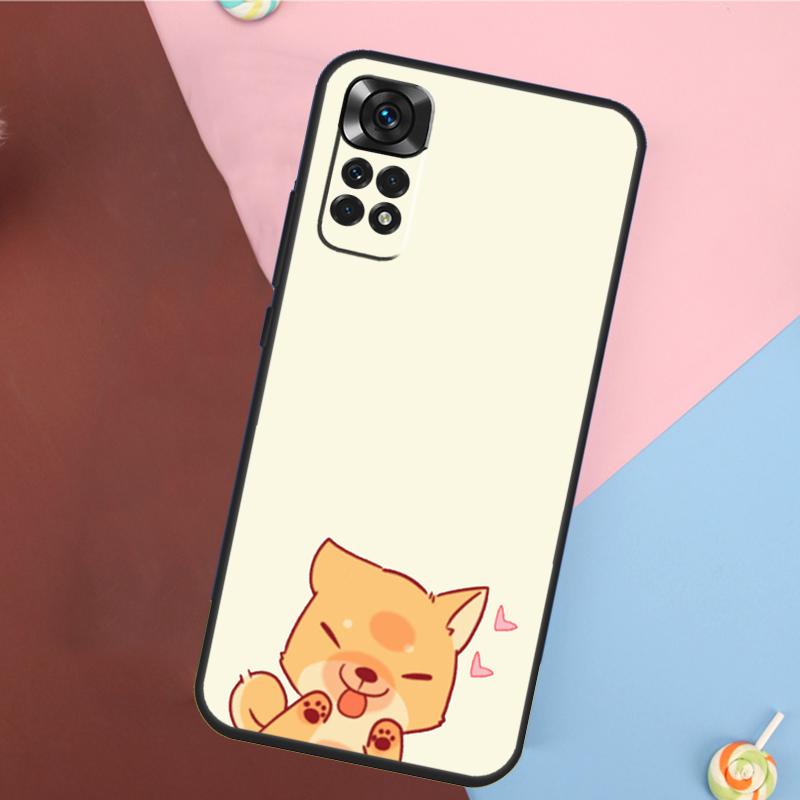 Cartoon Welsh Shiba Corgi Dog Cover For Xiaomi Redmi Note 14 13 12 9 10 11 Pro 9S 10S 11S 12S Redmi 14C 10C 12C 13C Case