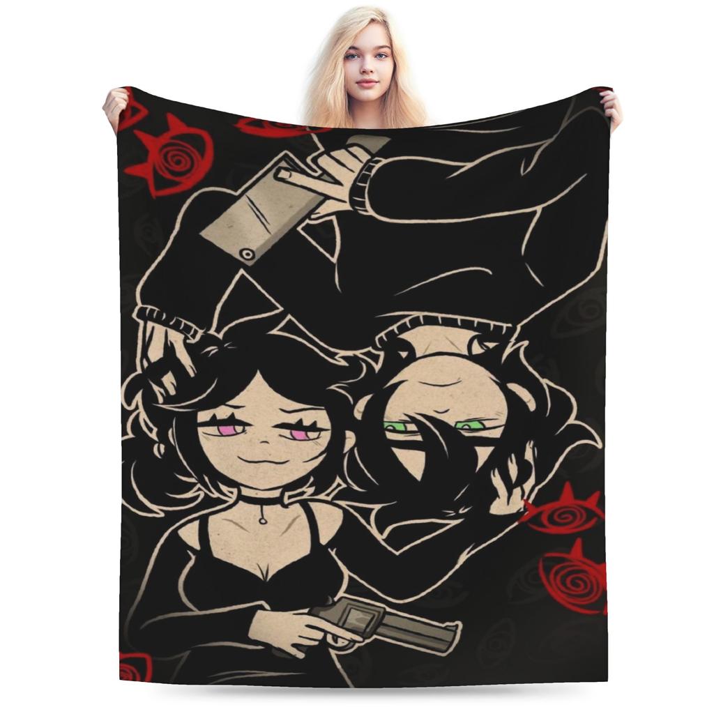 TCOA-The Coffin Of A-Andy And Leyley Soft Comfy Blankets Casual Throw Blanket Couch Chair Flannel Bedspread Sofa Bed Cover