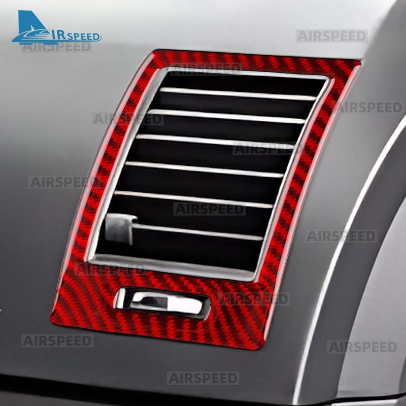 For Scion tC 2005 2006 2007 2008 2009 2010 Real Soft Carbon Fiber LHD RHD Car Interior Trim Side Air Outlets of Center Console