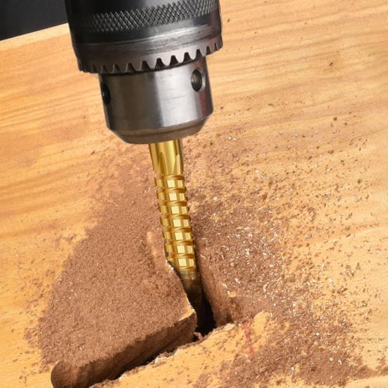 3/4/5/6/6.5/8MM Metal Twist Drill Bits Heavy Duty High Speed Steel Round Shank Drilling Screwing Boring Carving Cutting Drill Bits Woodworking Tools