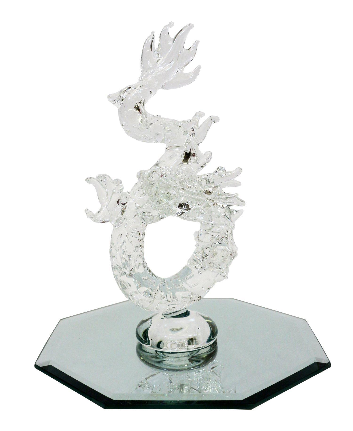 

Handmade Glass Craft Feng Shui Good Luck Luck Dragon