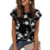 Women's Loose-Fit Fashionable Casual Retro Print T-Shirt