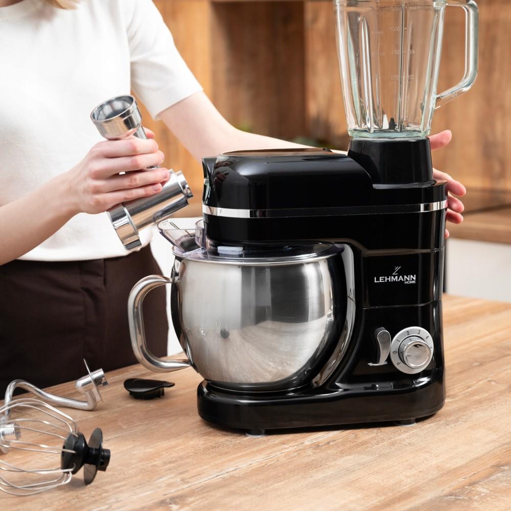 Lehmann Mastic 3000W Planetary Kitchen Machine: Bowl, Blender, Grinder