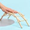 Hölzerne Beili-Brücke Bogenbrücke Konstruktionsmodell DIY-Bausatz Bausteine Handgemachtes Wissenschaftsexperiment Montage-Spielzeug Kindergeschenk
