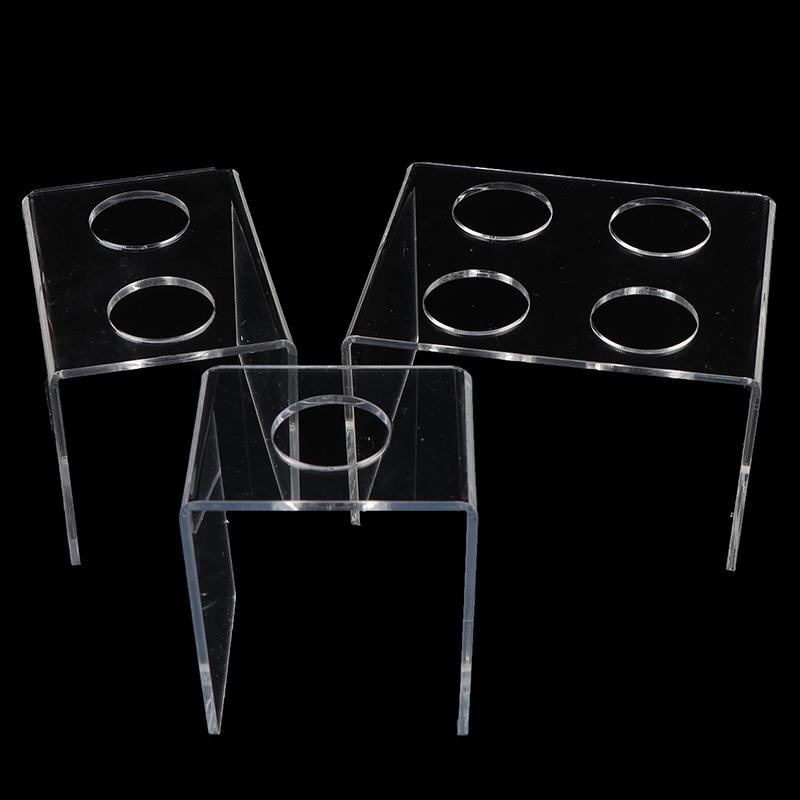 Engraved Acrylic Double Ice Cream Cone Holder Tray Display Stand Rack Wedding