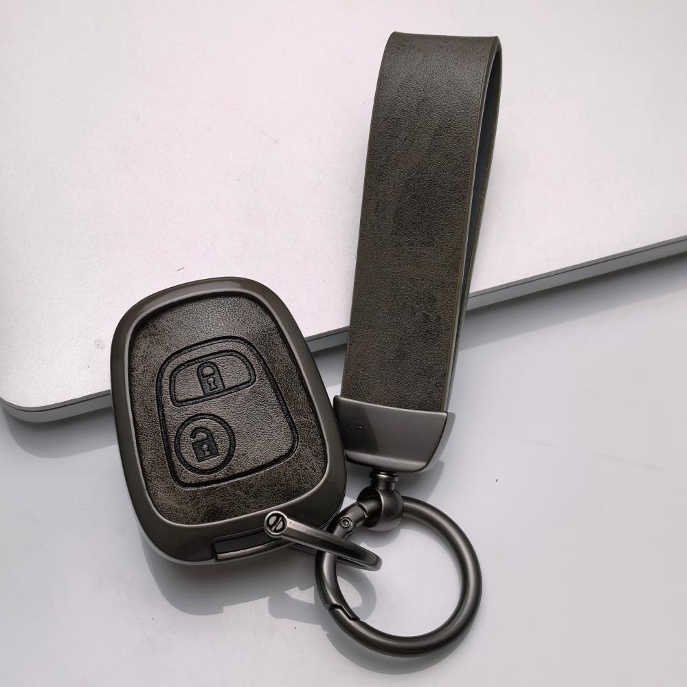 Zinc Alloy Remote Key Cover Case For Citroen C1 C2 C3 C4 Xsara Picasso Key Cap Peugeot 107 206 207 306 307 407 Toyota Aygo