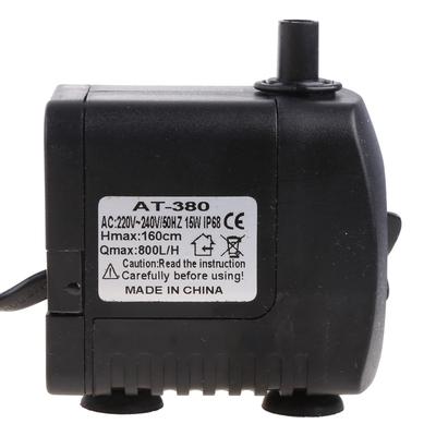 Mini akvariumo siurblys Itin tylus panardinamas siurblys akvariumui žuvų rezervuarui fontanui hidroponikai 220V 15W ES kištukas 800L/H