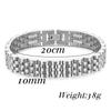 Stainless Steel Adjustable Bracelet 10mm Mens Fashion Geometric Design Wristband Daily Wear Outdoor Activities