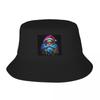 New Santas Neon North Pole Bucket Hat Bobble Hat Mountaineering Unisexs Hats Womens