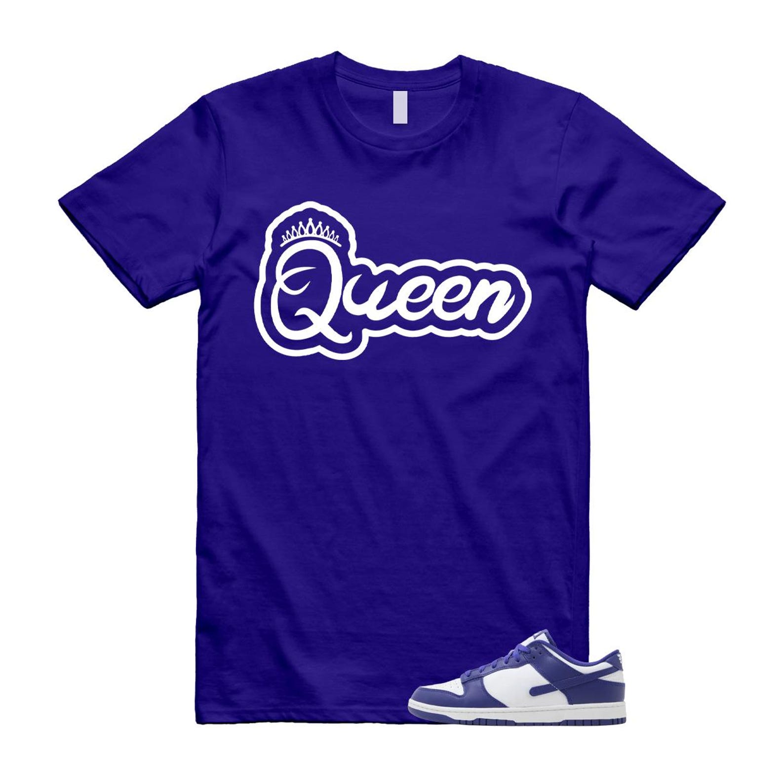 Dunk Concord Grape White Purple T Shirt Match QUEEN2 S