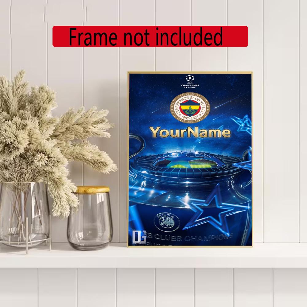 Galatasaray Personalized Name Diamond Paintings Mosaic Wall Round Diamond Art Painting Kits Embroidery Crystal Accessories Frameless