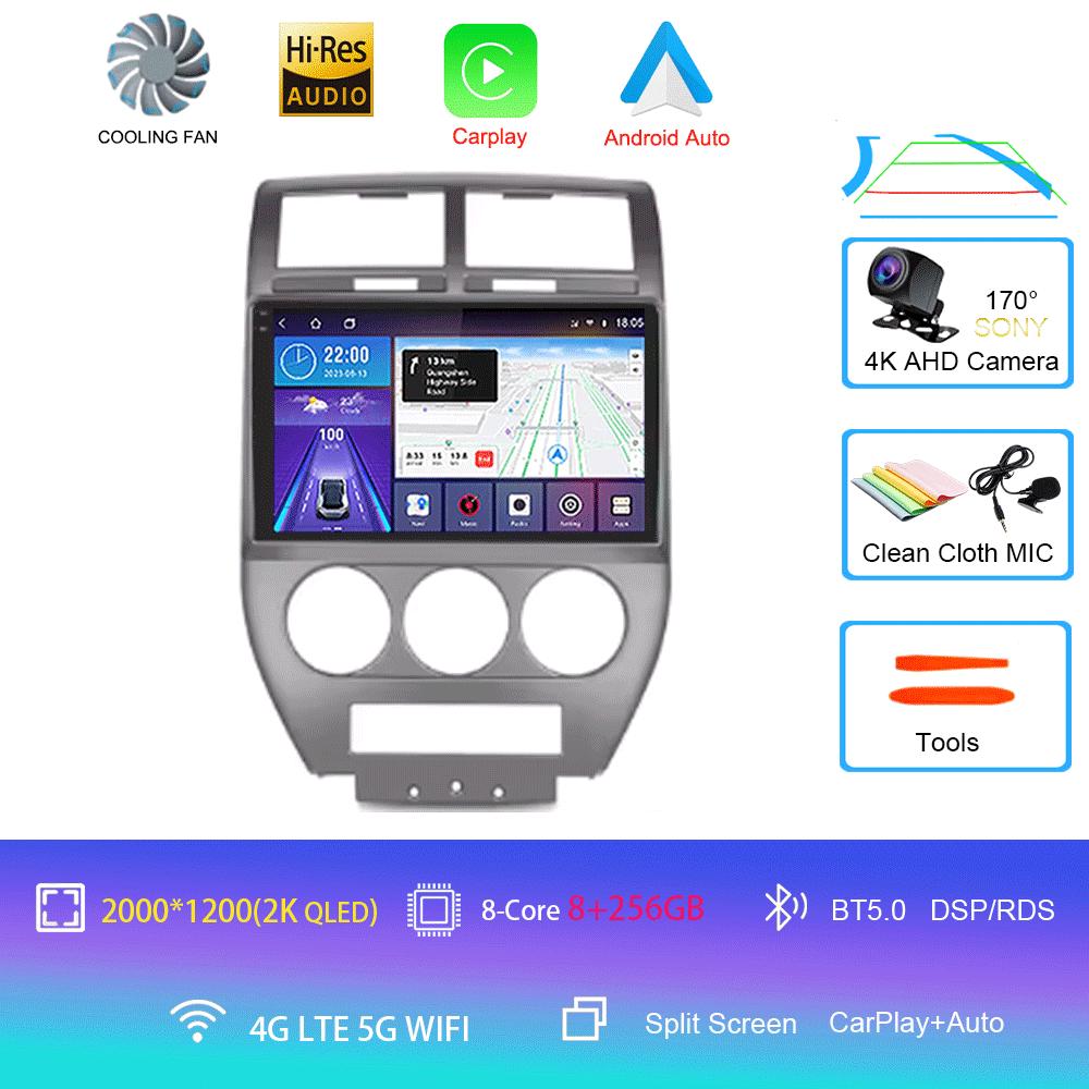 For Nissan X Trail 2 T31 2007-2015 5G WIFI 2 Din Android 14 Car Radio Multimedia Video Player Autoraido Carplay 4G GPS