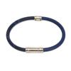 Used 12564 Neo Split Bracelet M8155D 7986 LV Logo Flower Blue Silver Taiga Rama Monogram Cobalt Men's from Japan