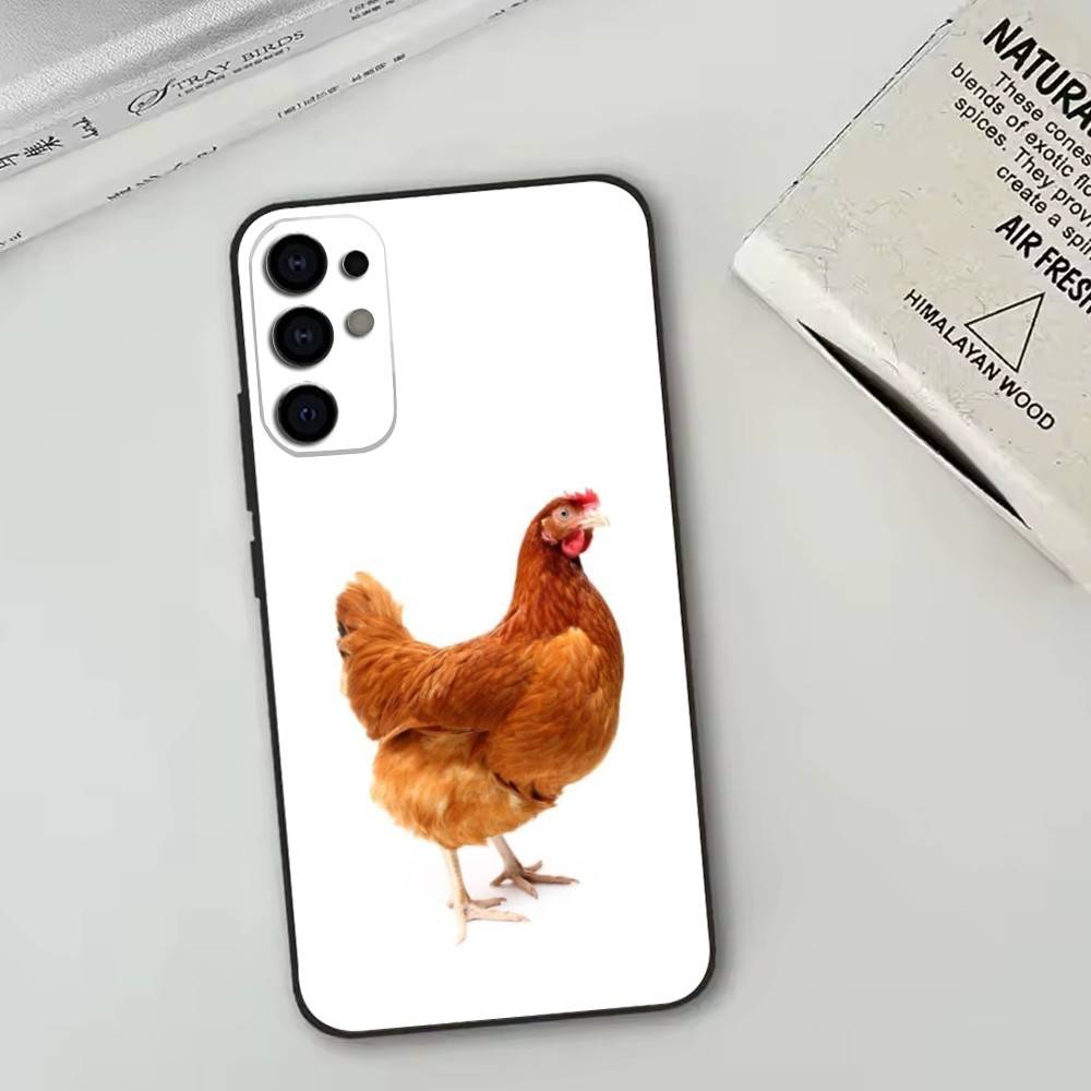 Chicken111   Phone Case Black Silicone Soft For Samsung S25,S24,S21,S22,S23,S30,Ultra,S20,Plus,Fe,Lite