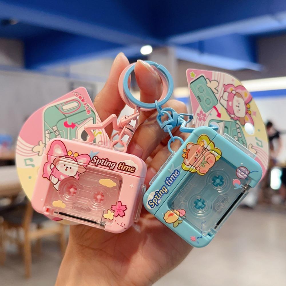 Can Record Music Key Chain Holder Musical Instrument Toy Vintage Home Decoration