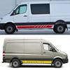 Car Door Side Stickers For Mercedes Benz Sprinter Motorhome Stripes Camper Van Graphics Decal Auto Tuning Decor Accessories