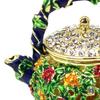 Creative Trinket Jewelry Box Enameled Teapot Necklace Rings Holder Collectible Storage Jar
