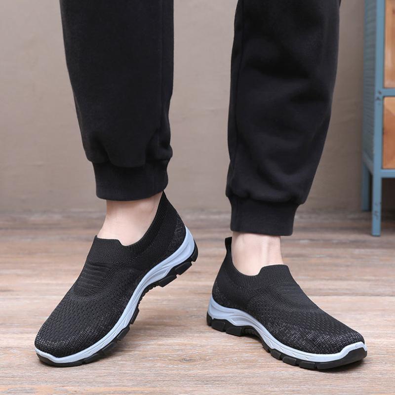 Fashion New Men's Dad Knitted Casual Shoes for Spring/Summer 2025, Lightweight, Soft soled, Breathable Mesh Shoes sneakers for men